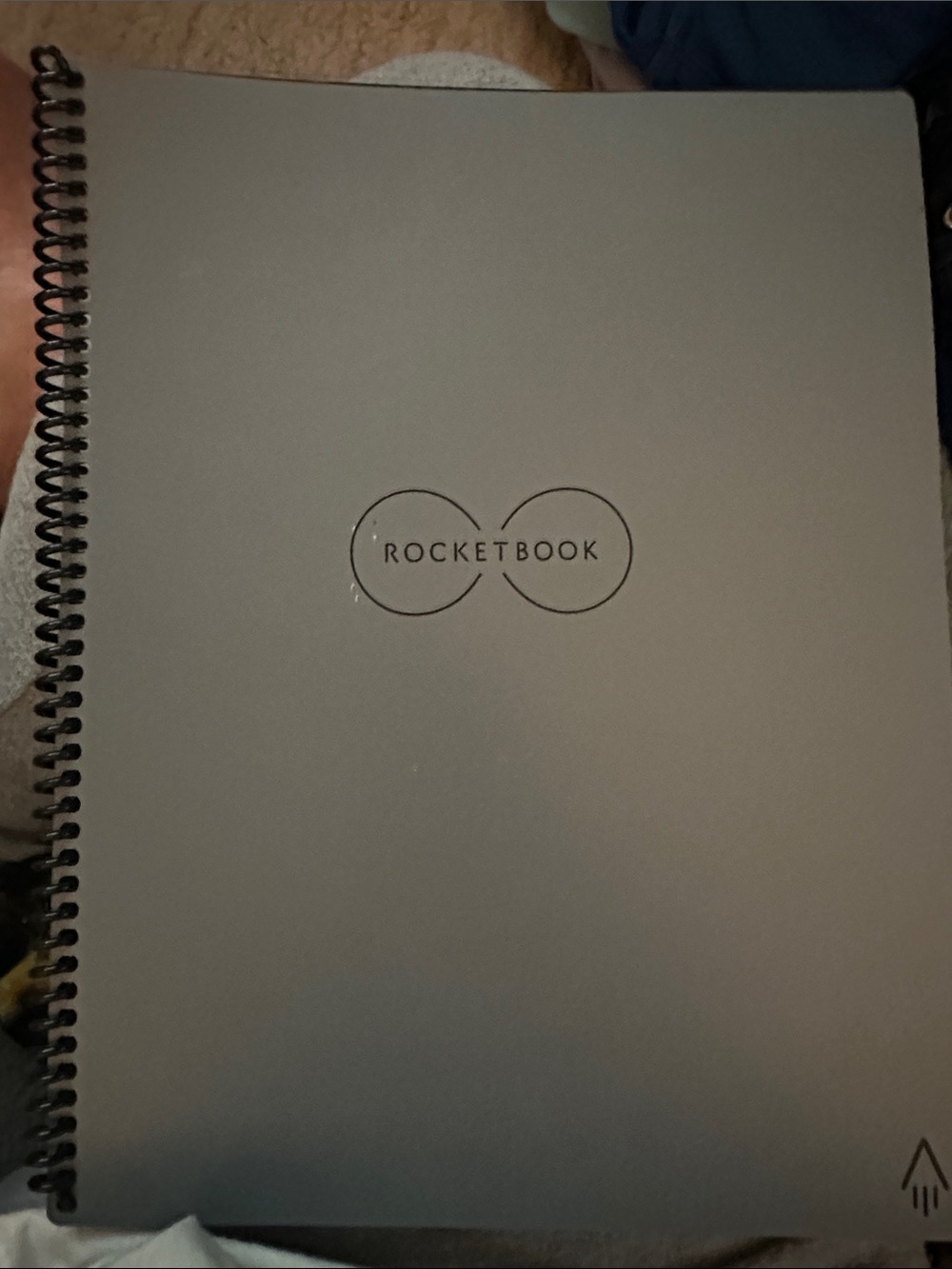 Rocketbook Smart Reusable Notebook - Charcoal Gray Spiral